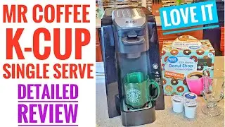 DETAILED REVIEW MR COFFEE K-CUP SINGLE SERVE Coffee Maker BVMC-SC500-2