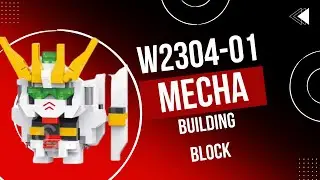 W2304-01 Mecha Gundam Speed Build | Incredible Block Toy!#buildingblocks