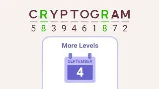Cryptogram Daily Challenge September 4 2024 - 'Welcome to stockholm' Answers