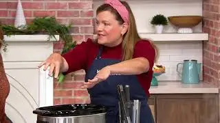 KitchenAid 2pc Stainless Steel Silicone One-Handed Locking Tongs on QVC