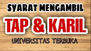 TUGAS AKHIR DAN KARYA ILMIAH UNIVERSITAS TERBUKA | Syarat Ambil TAP dan Karil