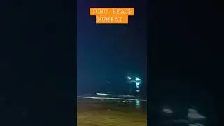 Mumbai Juhu Beach At Night 😍 #mumbai #shorts #viral