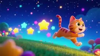 Cat and the Twinkle Star Chase 2 🌟🐾 | Magical Kids Song for Toddlers
