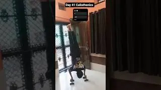 Day 41 Learning Calisthenics skills 💀 || #trendingsong #funk #trendingcontent #calisthenics #viral
