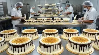 How Millions of Cakes Are Made in a Factory | Automated Cake Factory Process