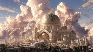 Heavenly Realms: The Golden City of Angels Revealed (16K)
