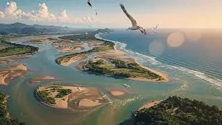 Relaxing Nature Video  Ultra Realistic Forests, Mountains, Rivers & Music