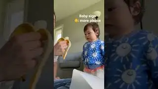 Baby sign language