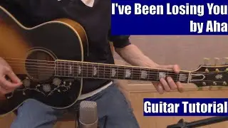 I've Been Losing You by Aha (Guitar Tutorial with the Isolated Vocal Track by Aha)