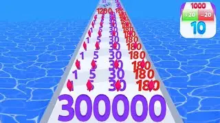 NUMBER MASTER &ndash; Merge Master Number Run 🔥 Part 3 | Satisfying Gameplay Walkthrough (Android iOS)