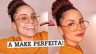 MAKE PRA QUEM USA ÓCULOS DE GRAU! 👓✨