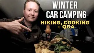 UK Car Camping at Four Waterfalls | Winter Hiking & Car Cooking Nando&rsquo;s Style