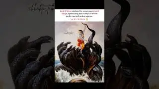 Divine Triumph: Lord Krishna Subdues Kaliya Naag#, #shortsfeed #viral #youtube #youtubeshorts #love