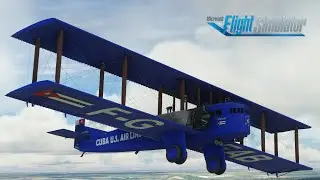 A short flight in the new Farman F.60 Goliath - Red Wing Simulations - Microsoft Flight Simulator