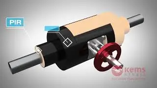 Industrial Balancing Valve - Butter Fly - Duel Plate Valve Full HD 3d Corporate Video Animation