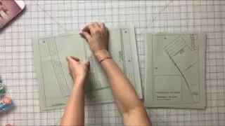 SEWING FAUX LEATHER PANTS. ***PART 1.***  MY FALL 2019 CAPSULE.PROJECT#2. HOW TO TILE PAPER PATTERN.
