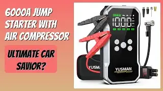 REVIEW (2025): 6000A Jump Starter with Air Compressor. Features