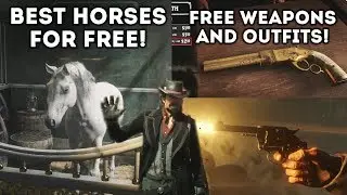 Red Dead Online - Best Horses for FREE! Free Weapons and Outfits At The Beginning!