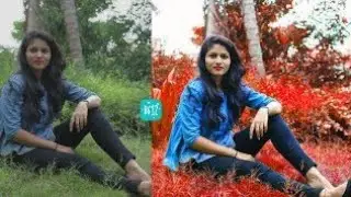 How Change Background Colour In B612 || B612 Best Photo Editing || top2u