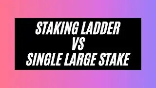 HEX Staking Ladders vs Single Large Stake Explained