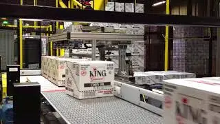 PASCO Robotic Case Palletizing   Servo Driven Fork EOAT