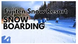 Beginner Snowboarding at Fujiten Snow Resort 🇯🇵 | Mt. Fuji Views & Rentals Snowboarding 2026