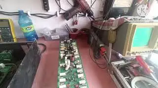 my work bench for repair power amplifiers and lot of dj sound equipments