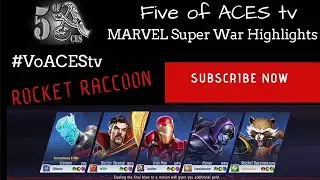 ROCKET RACCOON Gameplay Highlights | MARVEL Super War | MARVEL