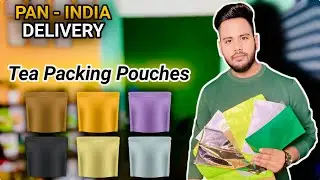 Tea Packing Pouches Wholesale Stock |  #teabusines #teawholesale #assamtea #naturolledtea