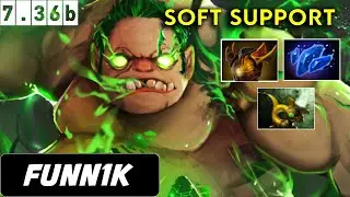 funn1k Pudge Soft Support - Dota 2 Patch 7.36b Pro Pub Gameplay