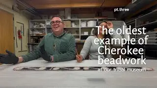 1820s Cherokee beadwork in our collection