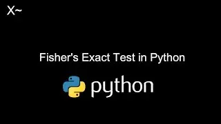 Fisher's Exact Test in Python