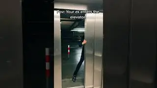 I&rsquo;d RUN but the door closed 😂