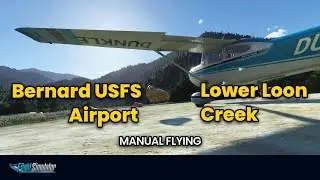 Challenging Bush Flight: Cessna 152 Through Mountain Valleys to Lower Loon Creek (MSFS 2020)