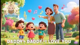 Daddy Daddy I Love You ❤️ | Kids  Song About Dad | Fun & Educational | Nursery Rhymes