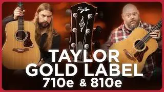 Сравнение дредноутов Taylor Gold Label | Акустическое сравнение моделей 710e и 810e