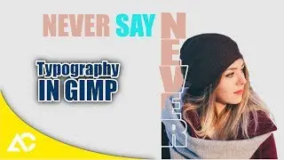 Gimp Tutorials : Text Masking Effect I Typography