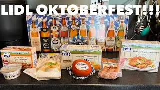 Lidl Oktoberfest Beer & Food Unboxing | Lidl Kalea Wiesn-Tragerl Review