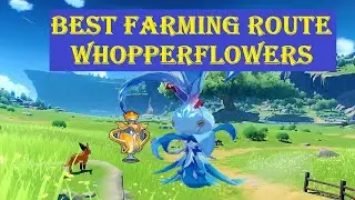 Genshin Impact Best Farming Route Whopper Flowers