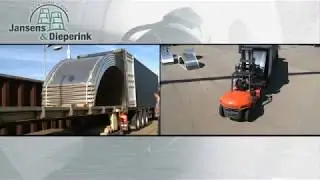 Сборка алюминиевого силоса уличной установки Jansens & Dieperink