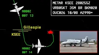 Learjet 35A fatally crashes during approach at Gillespie, San Diego, CA