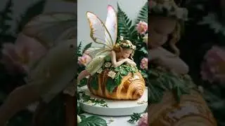 Magical Fairy Eats a Giant Croissant | AI Fantasy Animation!