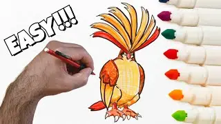 Drawing Pidgeot | Easy Art for Beginners 