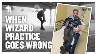 When Wizard Practice Goes Wrong | Big Wheel Inline Skating