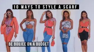 10 Ways To Style A Scarf Into A Top/Dress: How To