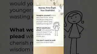 Borrow Time From Your Deathbed #quotes #life #motivation #time