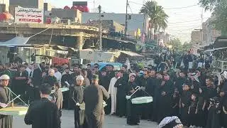 ملا طالب السماوي ملا بدر التوبي زنجيل موكب انصار المهدي السماوه دخوليه القشله