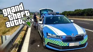 BMW F31 PonteMilvio 011 Scorta alla GDF  |POLIZIA STRADALE113 GTA 5 #RP