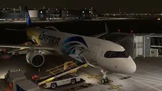FSLabs EgyptAir A321neo | Manchester 23R Arrival | VATSIM | STRONG WINDS | MSFS 2024