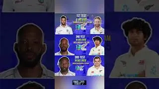 West Indies Tour of New Zealand 2025 | #WIVSNZ #NZVSWI #TEST #KaneWilliamson